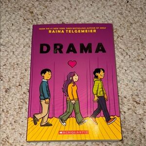 Scholastic 'Drama' Graphic Novel by Raina Telgemeier